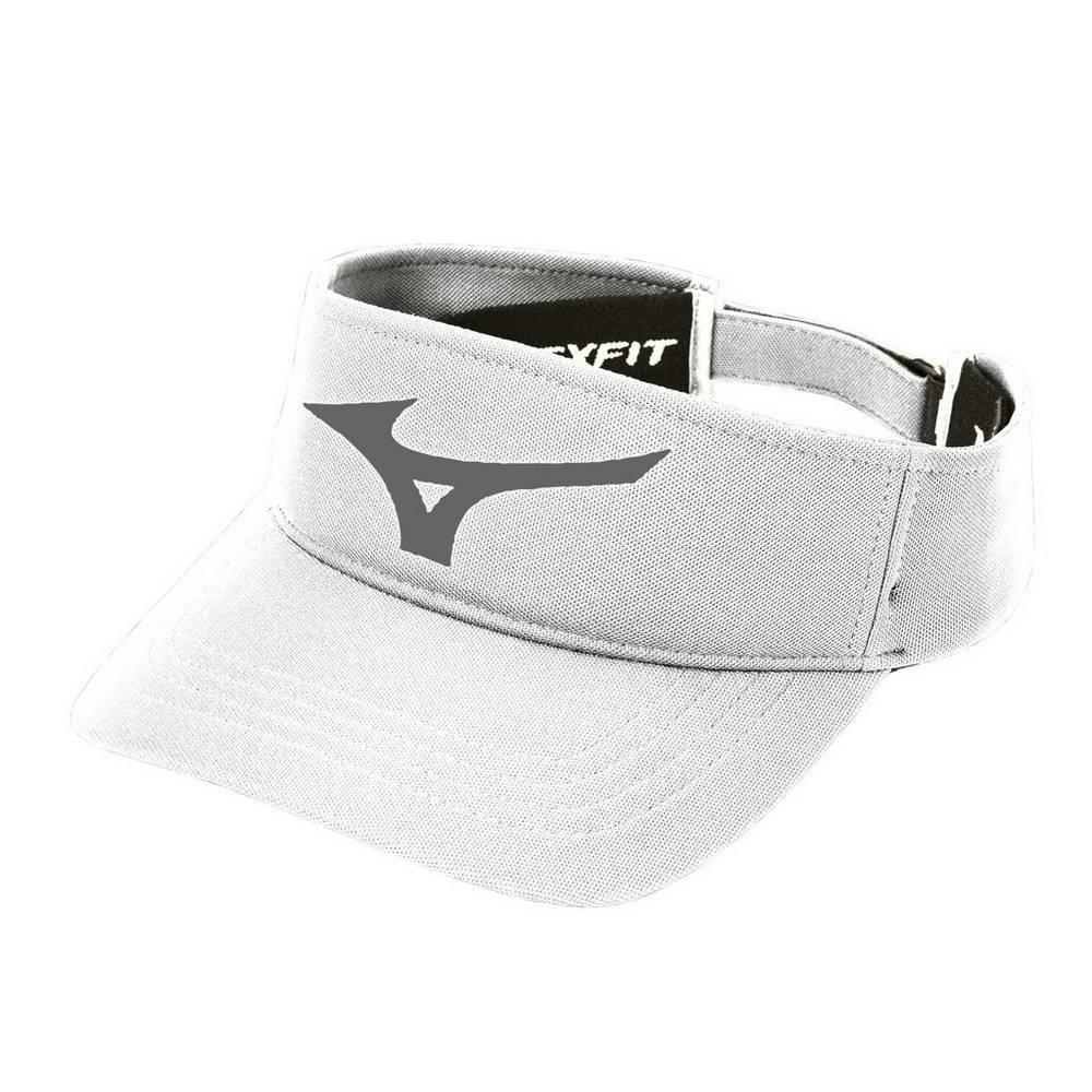 Panske Čiapky Mizuno Diamond Baseball Biele/Siva Vypredaj SUEG01236